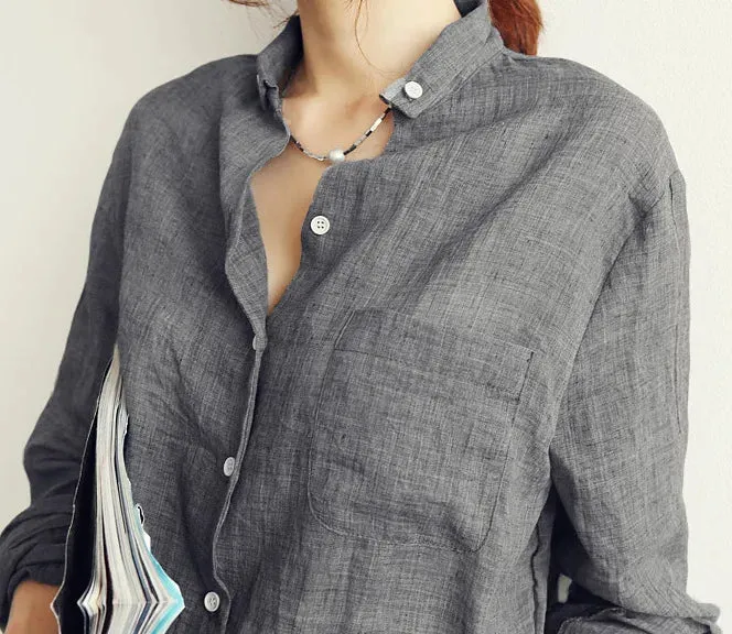 Breeze | Linen Long Sleeve Shirt