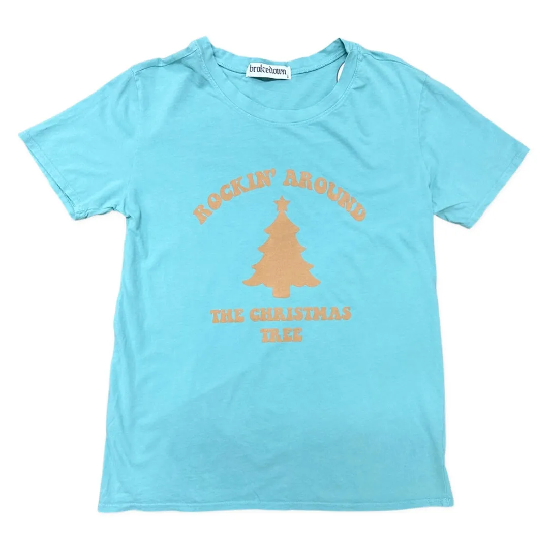 Brokedown Clothing Women's Rockin' Around the Christmas Tree Tee