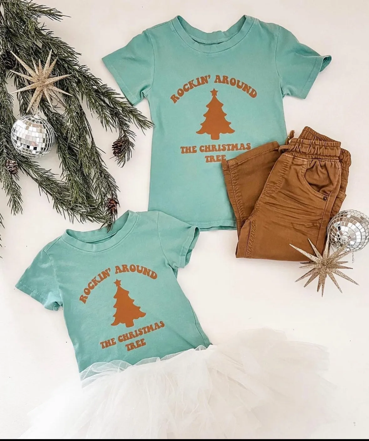 Brokedown Clothing Women's Rockin' Around the Christmas Tree Tee