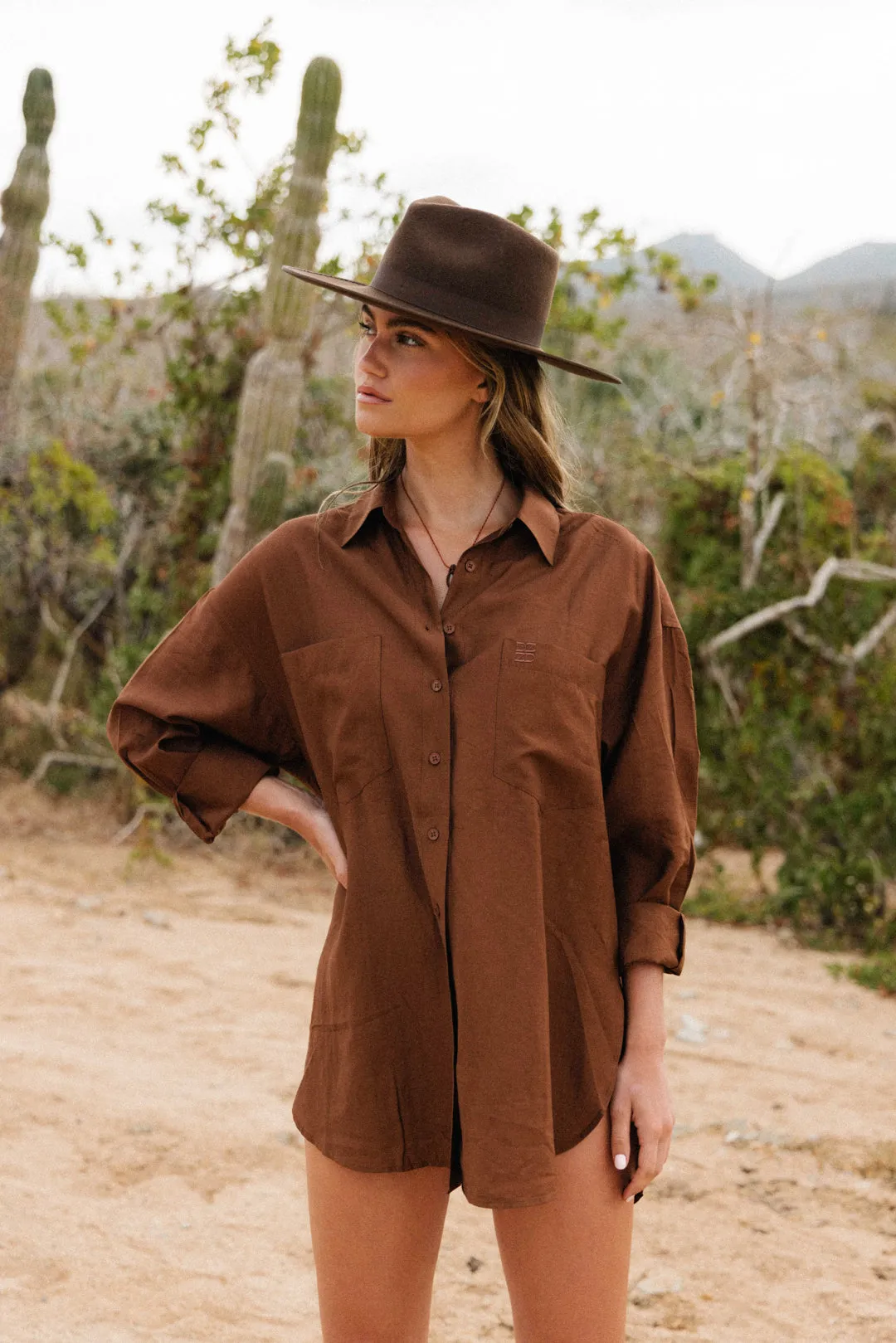 BROWNIE OVERSIZED SHIRT
