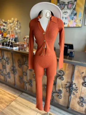 Buckle Up Pants Set