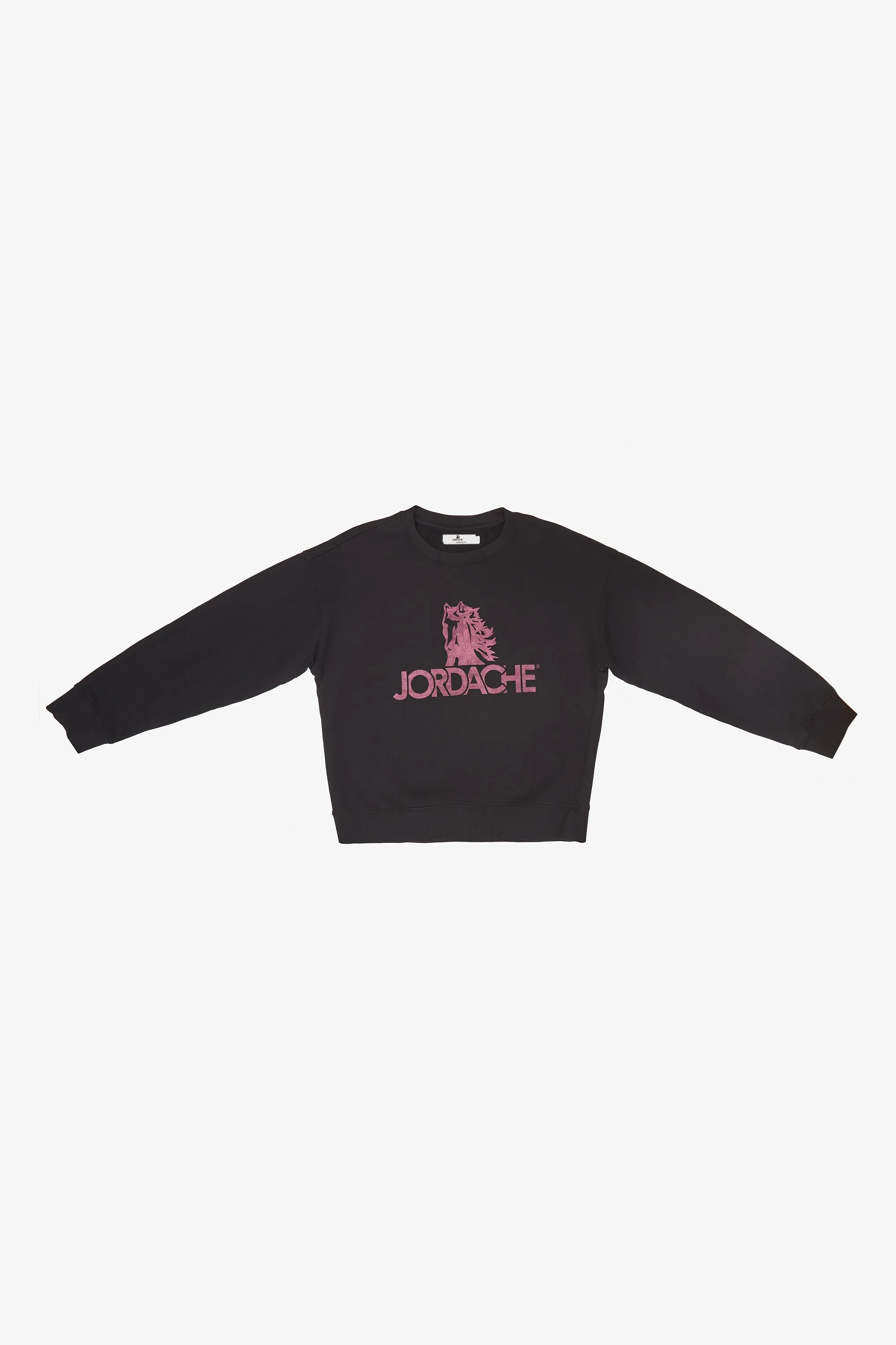 Burgundy Logo Oversized Sweatshirt