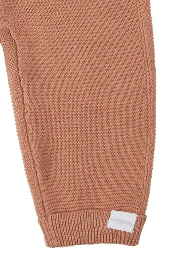 Cafe au Lait Knitted Trousers - Organic Cotton
