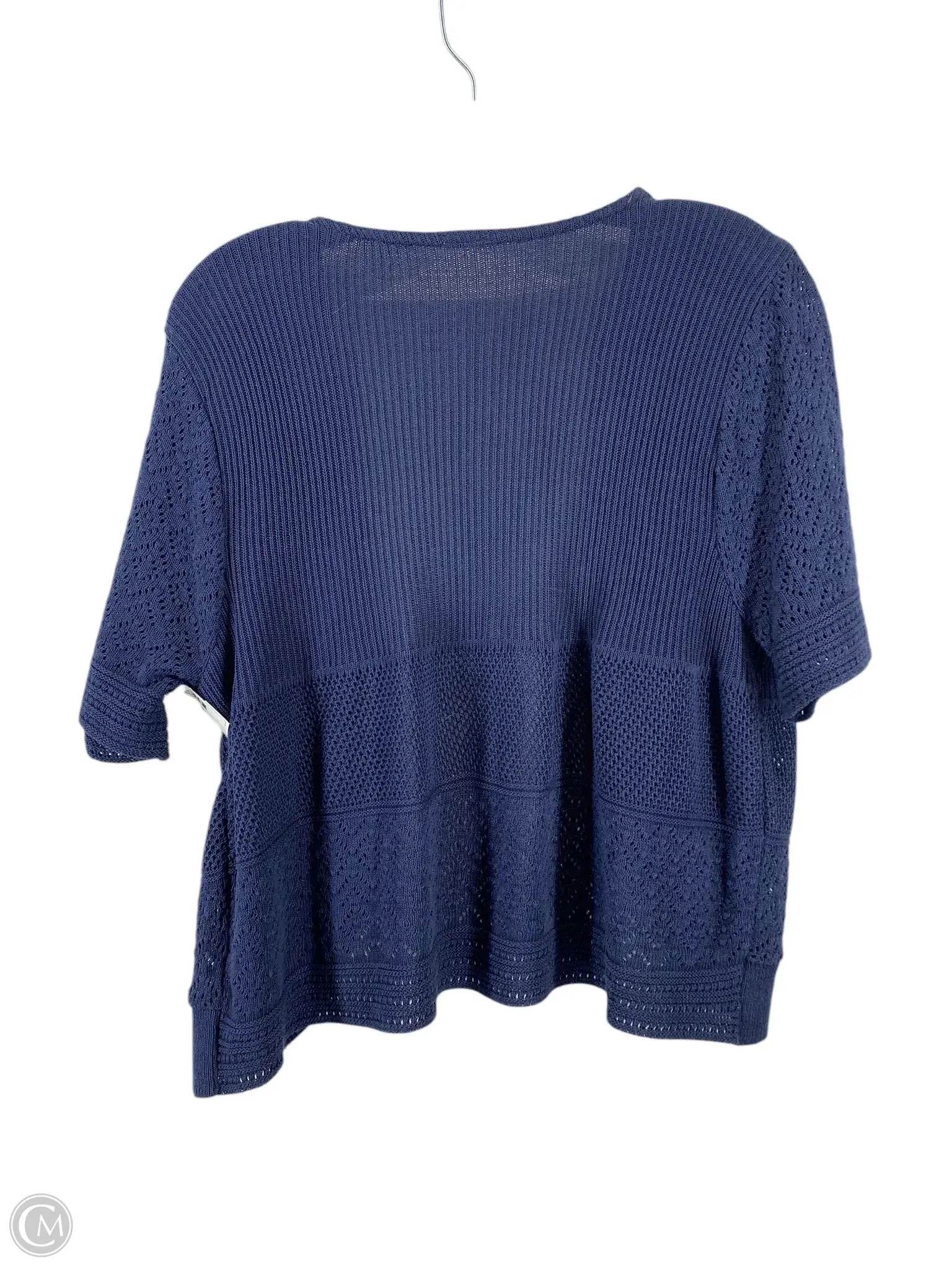 Cardigan By Clothes Mentor In Navy, Size: L