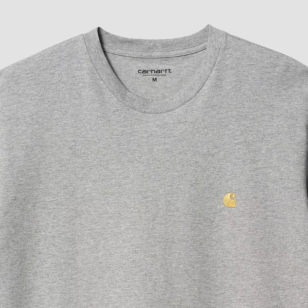 Carhartt WIP Chase T-Shirt Grey Heather/Gold