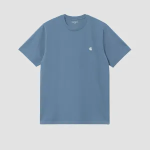 Carhartt WIP Madison T-Shirt Icy Water/White