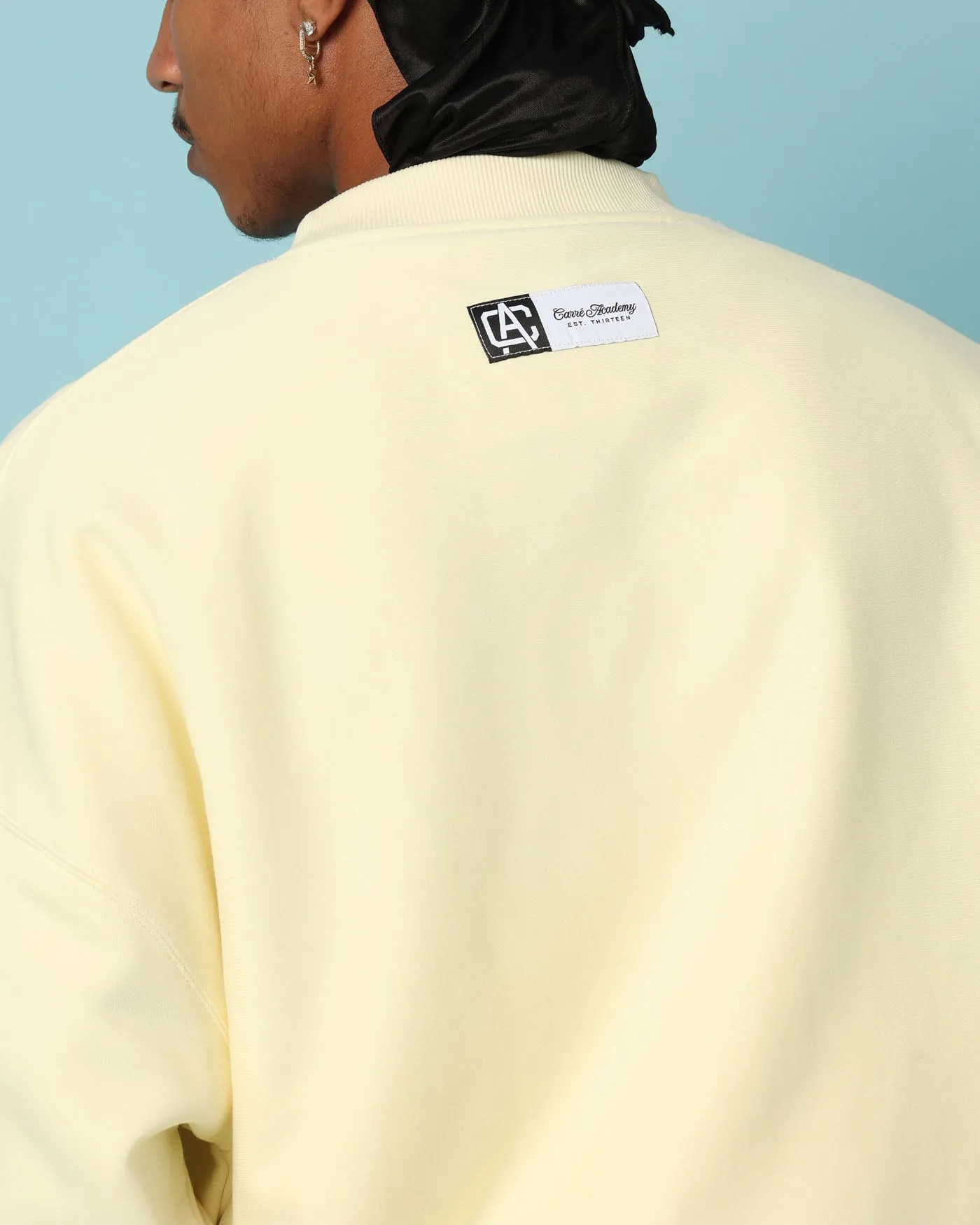 Carré Academy Oversized Crewneck Yellow