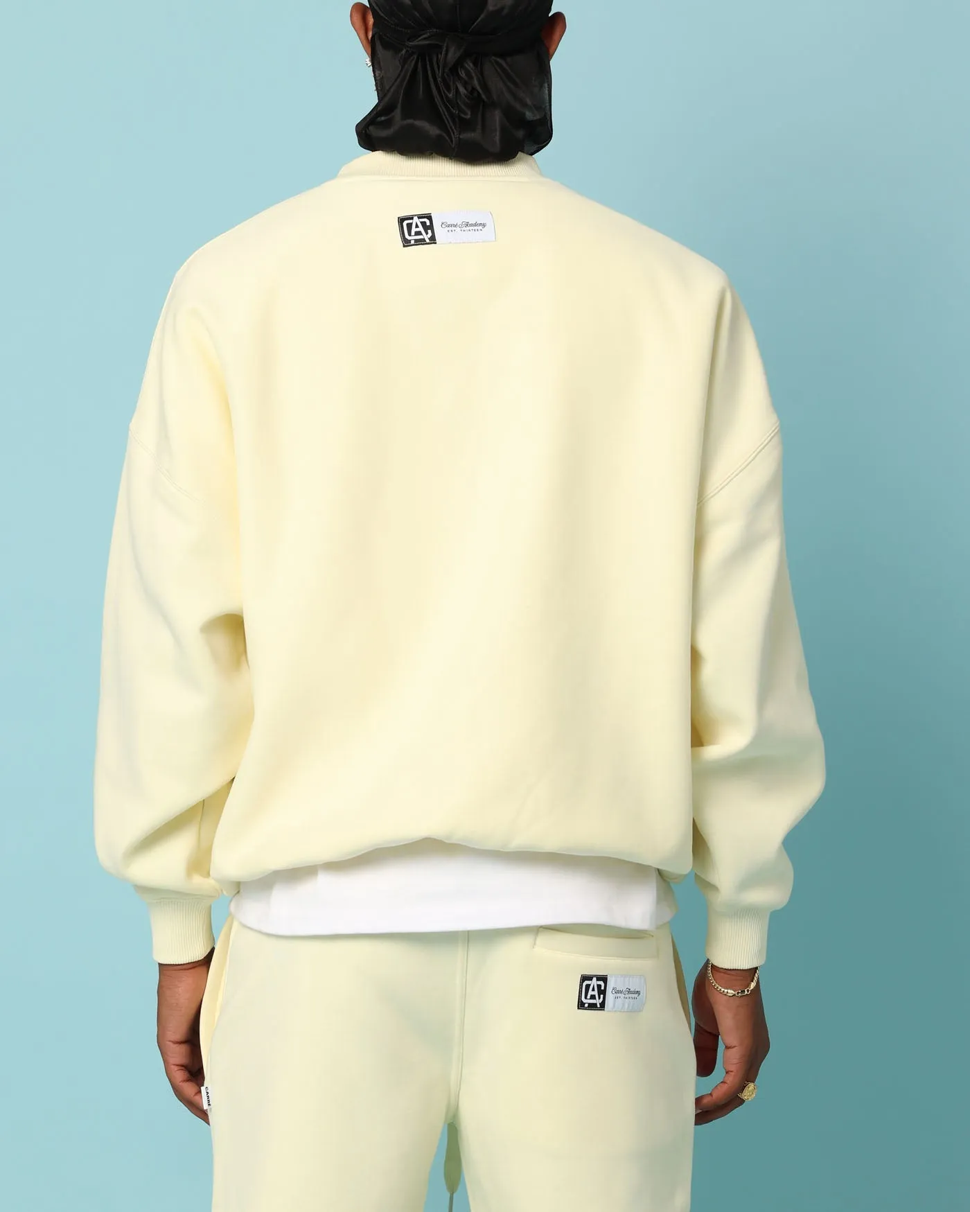 Carré Academy Oversized Crewneck Yellow