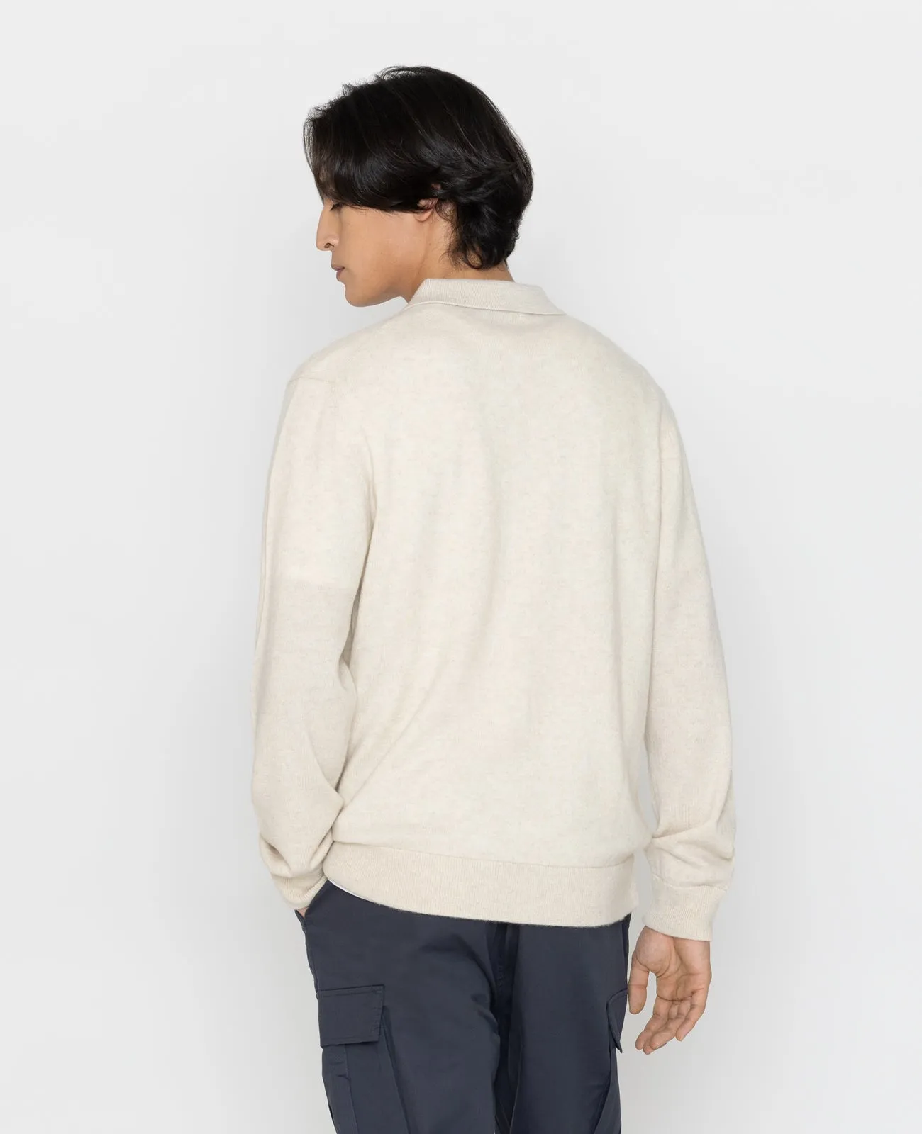 Cashmere Collar Cardigan