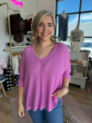 Casual Ease Waffle Top