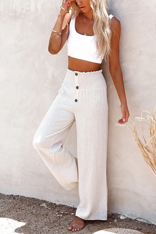 CECILIA - HIGH-WAIST RELAXED PANTS