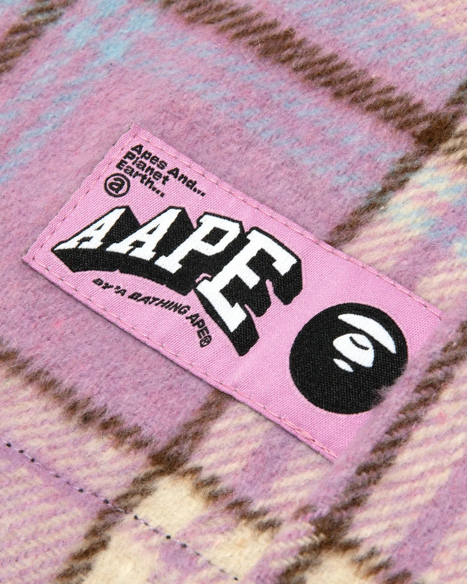 Check logo jacket