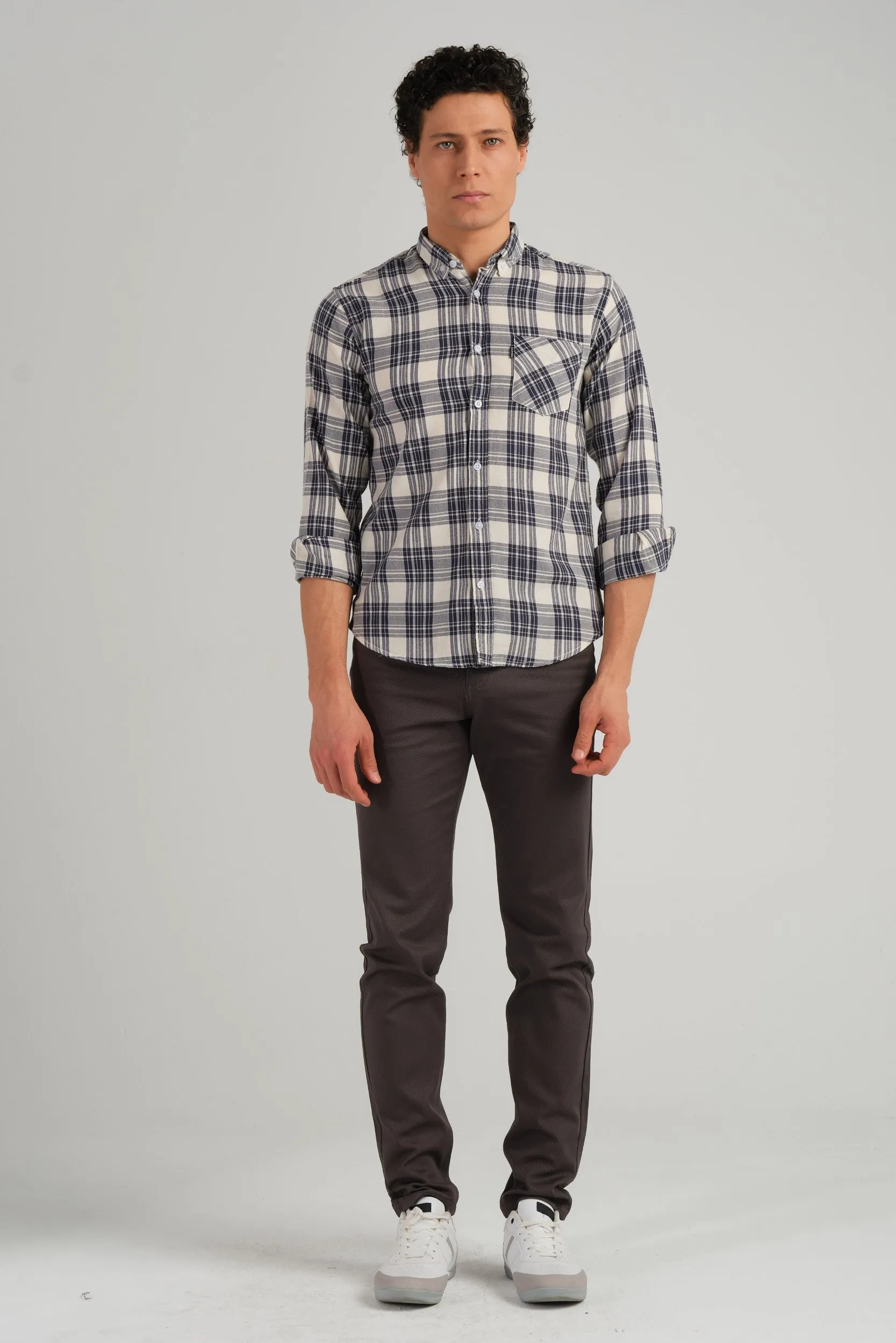 CHECK SLIM FIT SHIRT
