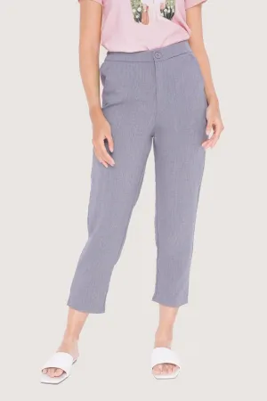 Checkered Ankle Length Cozy Pants