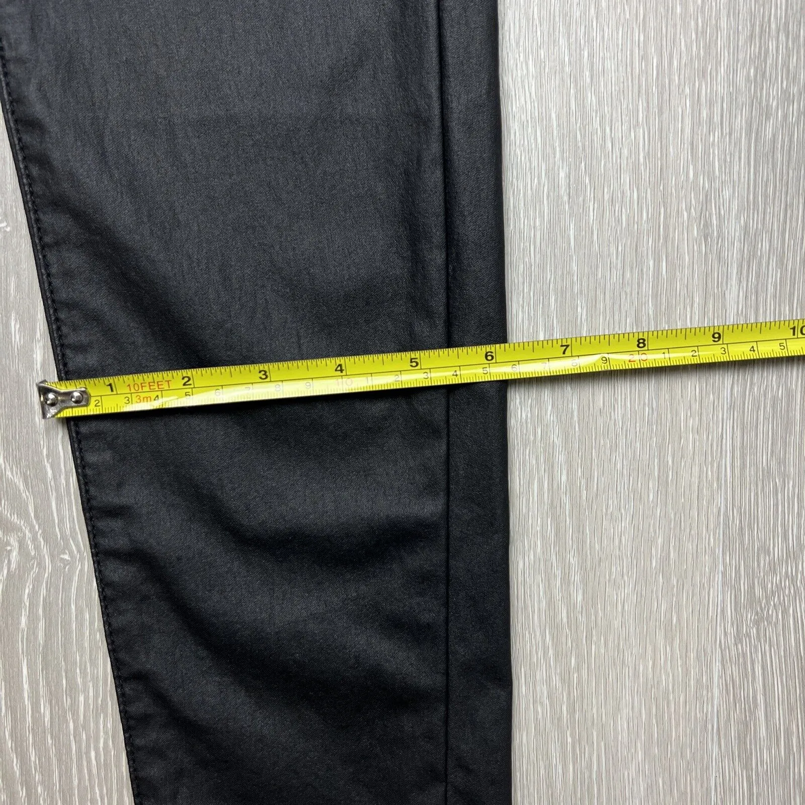 City Chic Womens Faux Leather Skylar Skinny High Rise Stretch Pants Size 14S