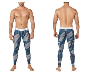 Clever 0279 Enigmatic Athletic Pants Dark Blue