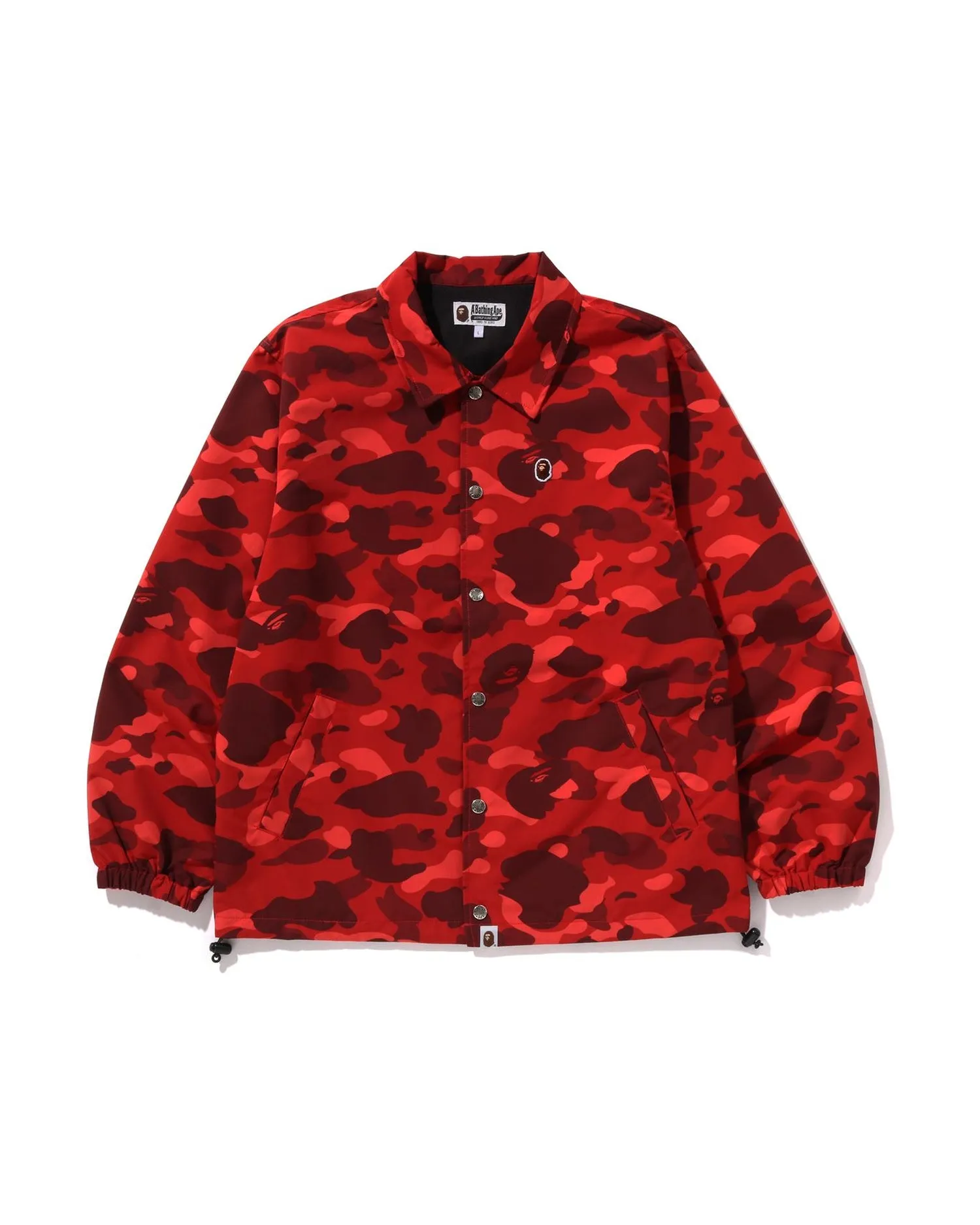 Color Camo Hoodie Coach Jacket