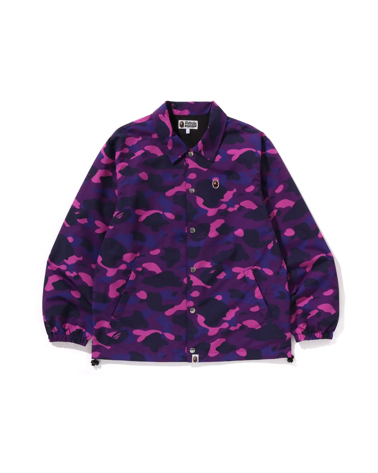 Color Camo Hoodie Coach Jacket