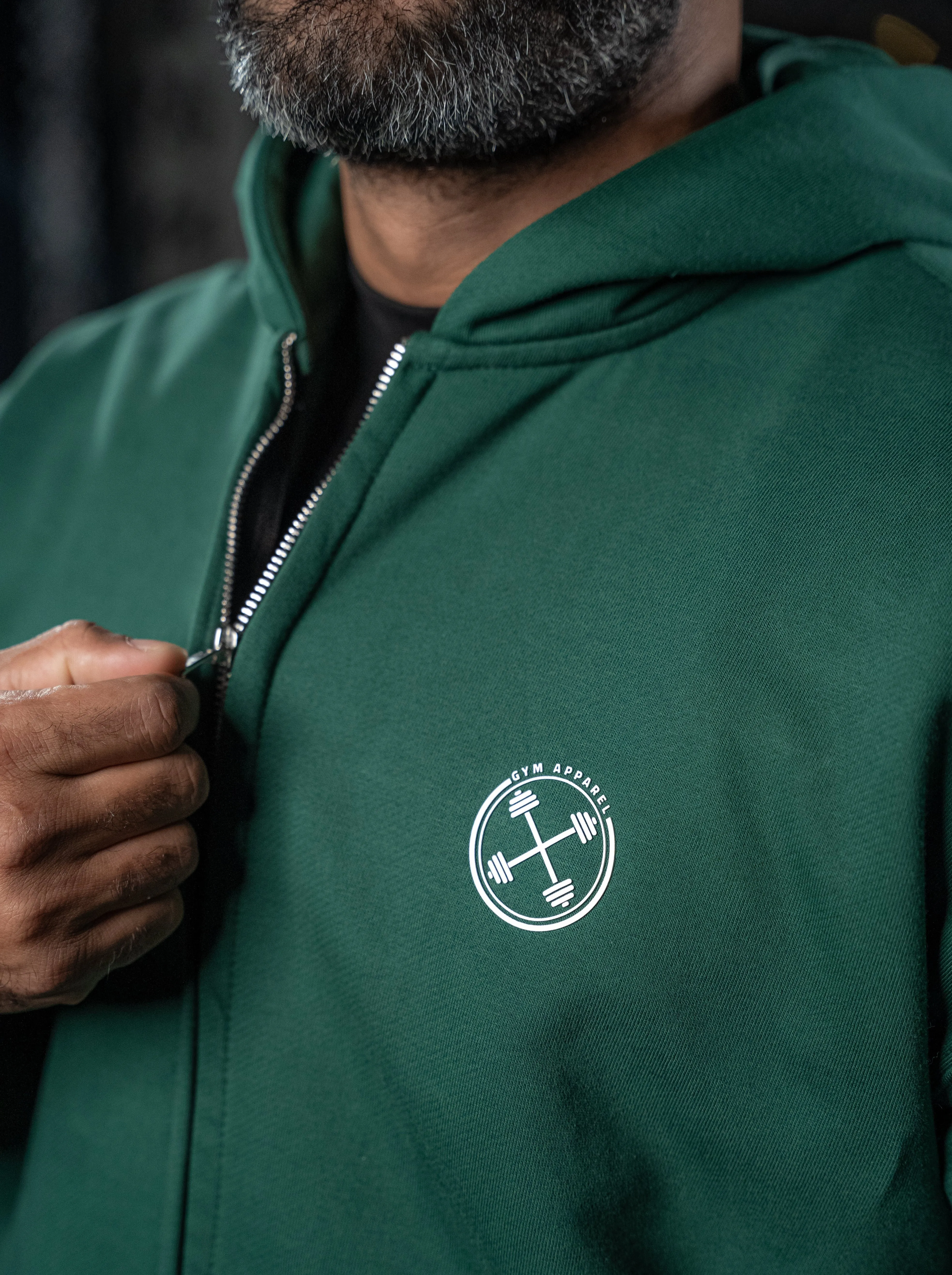 CORE Bar-Basic Oversized Zip Jacket