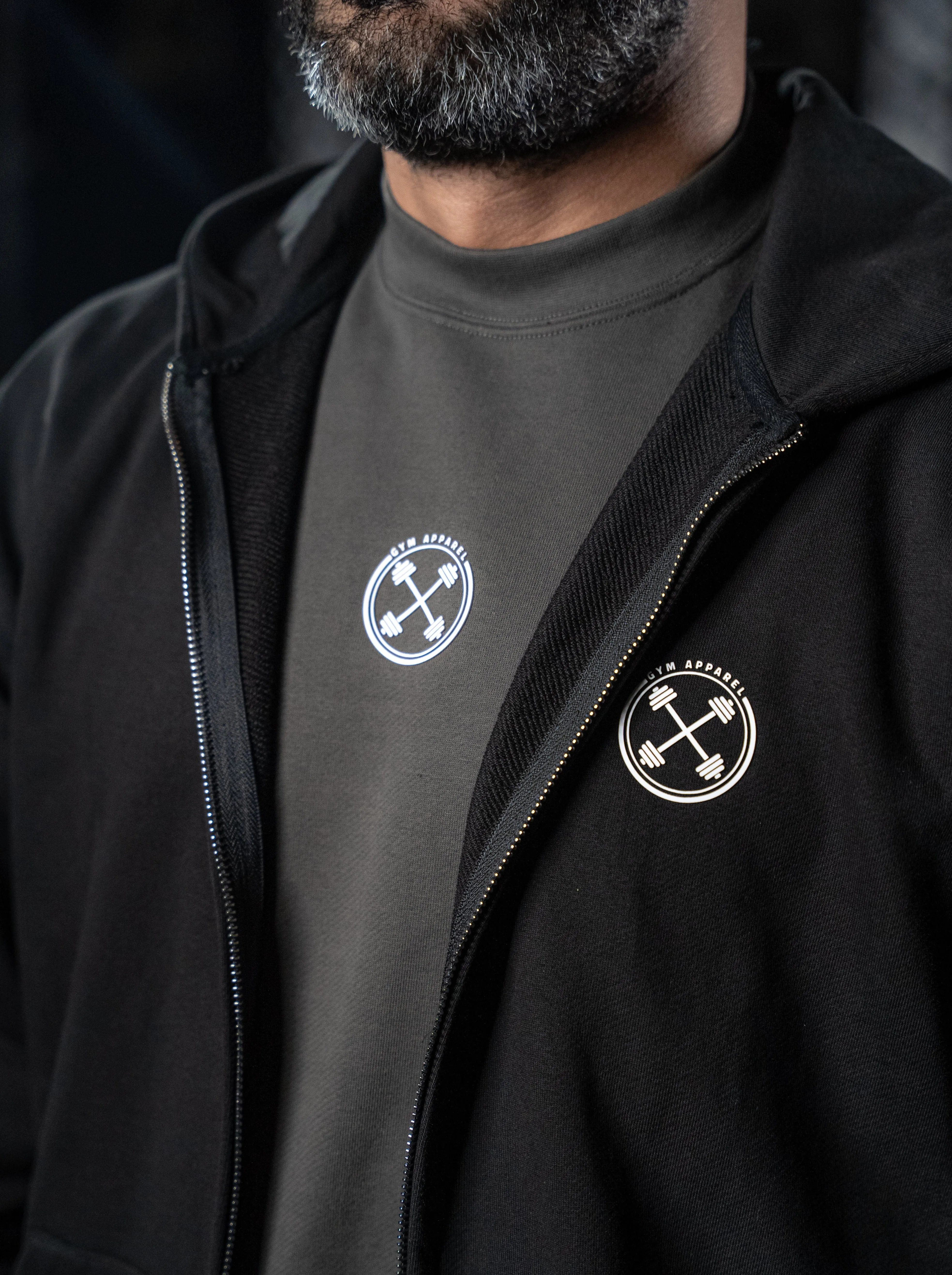 CORE Bar-Basic Oversized Zip Jacket