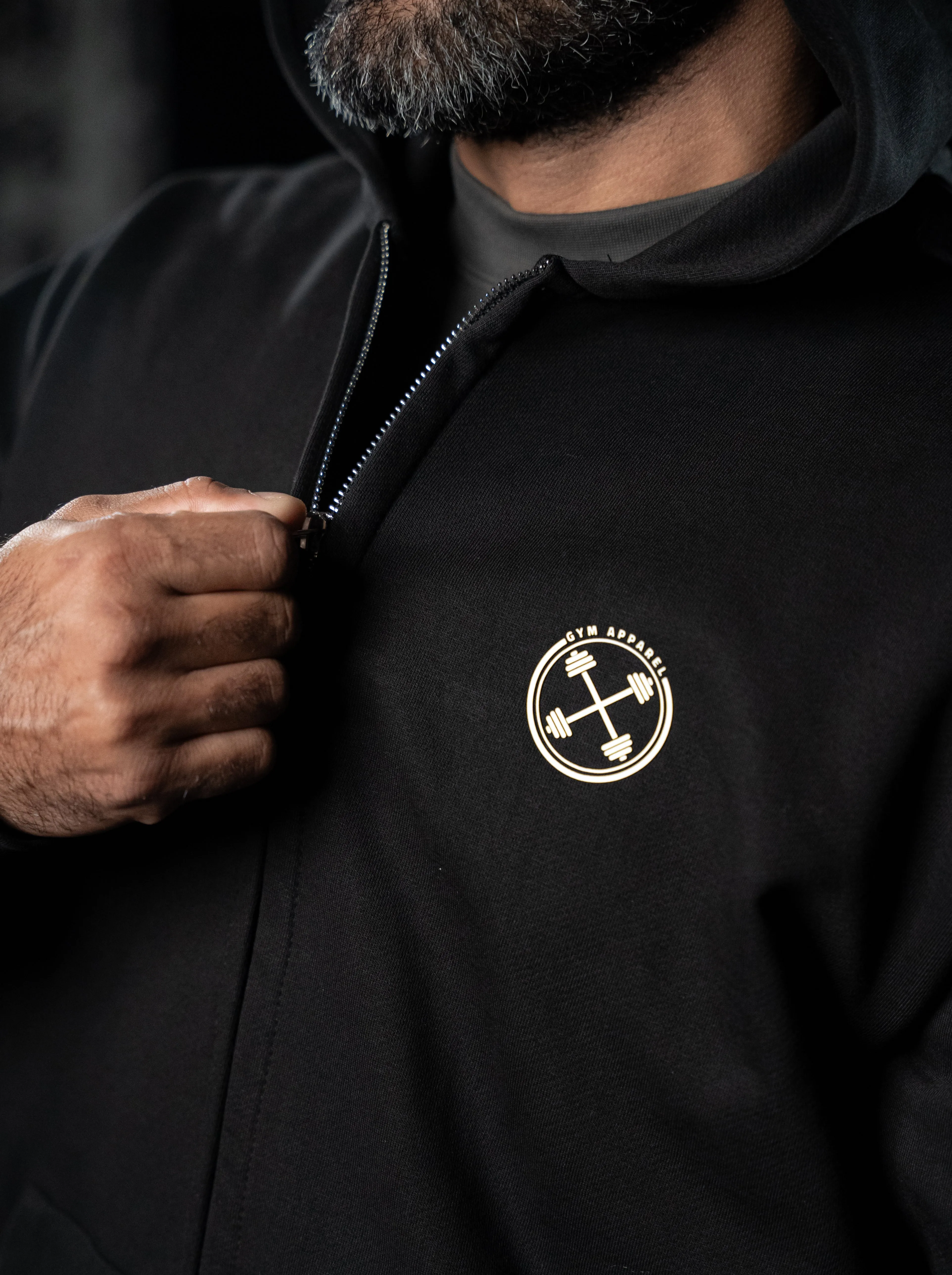 CORE Bar-Basic Oversized Zip Jacket