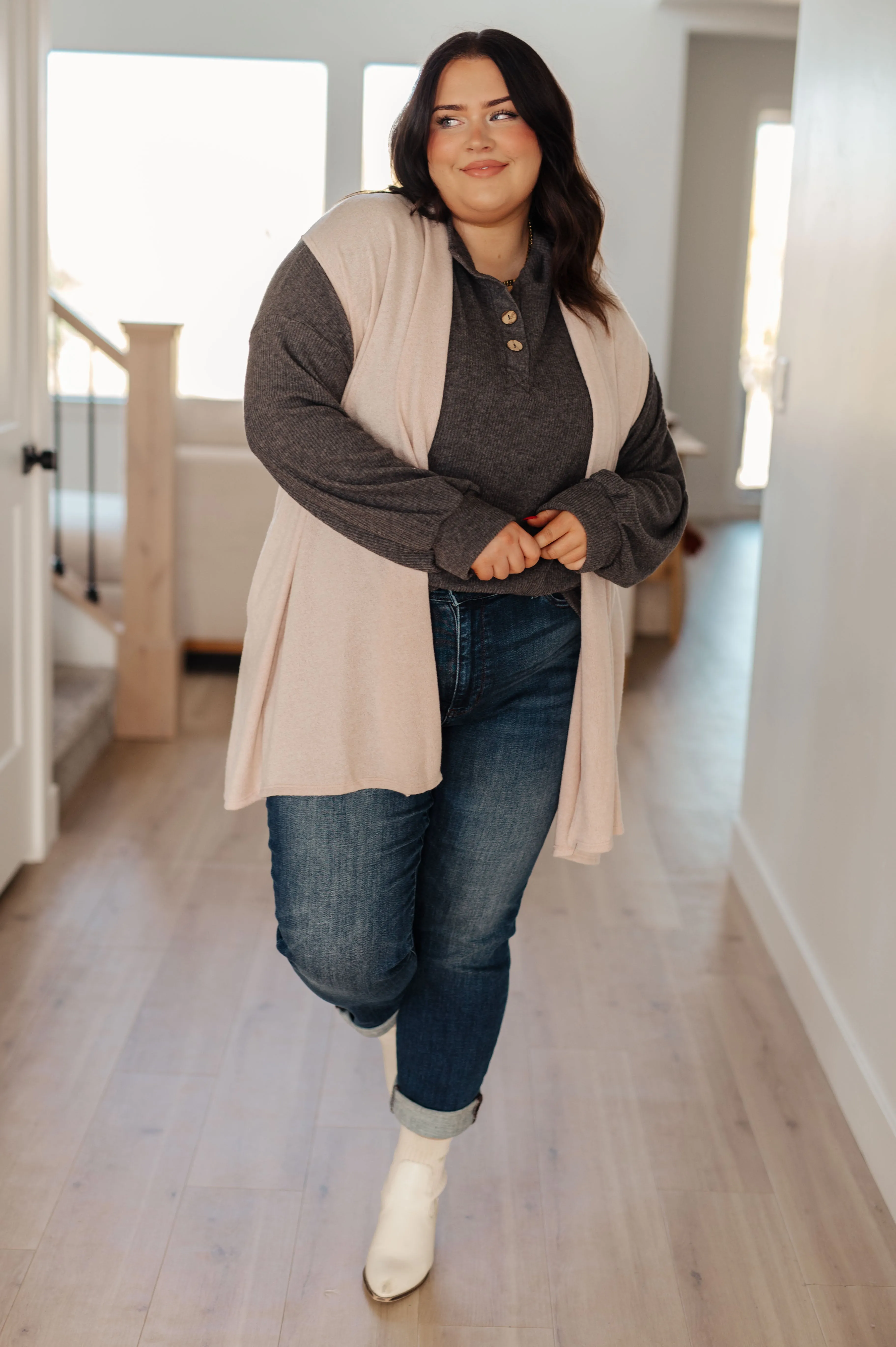 Cozy All Over Henley Top - 2/24