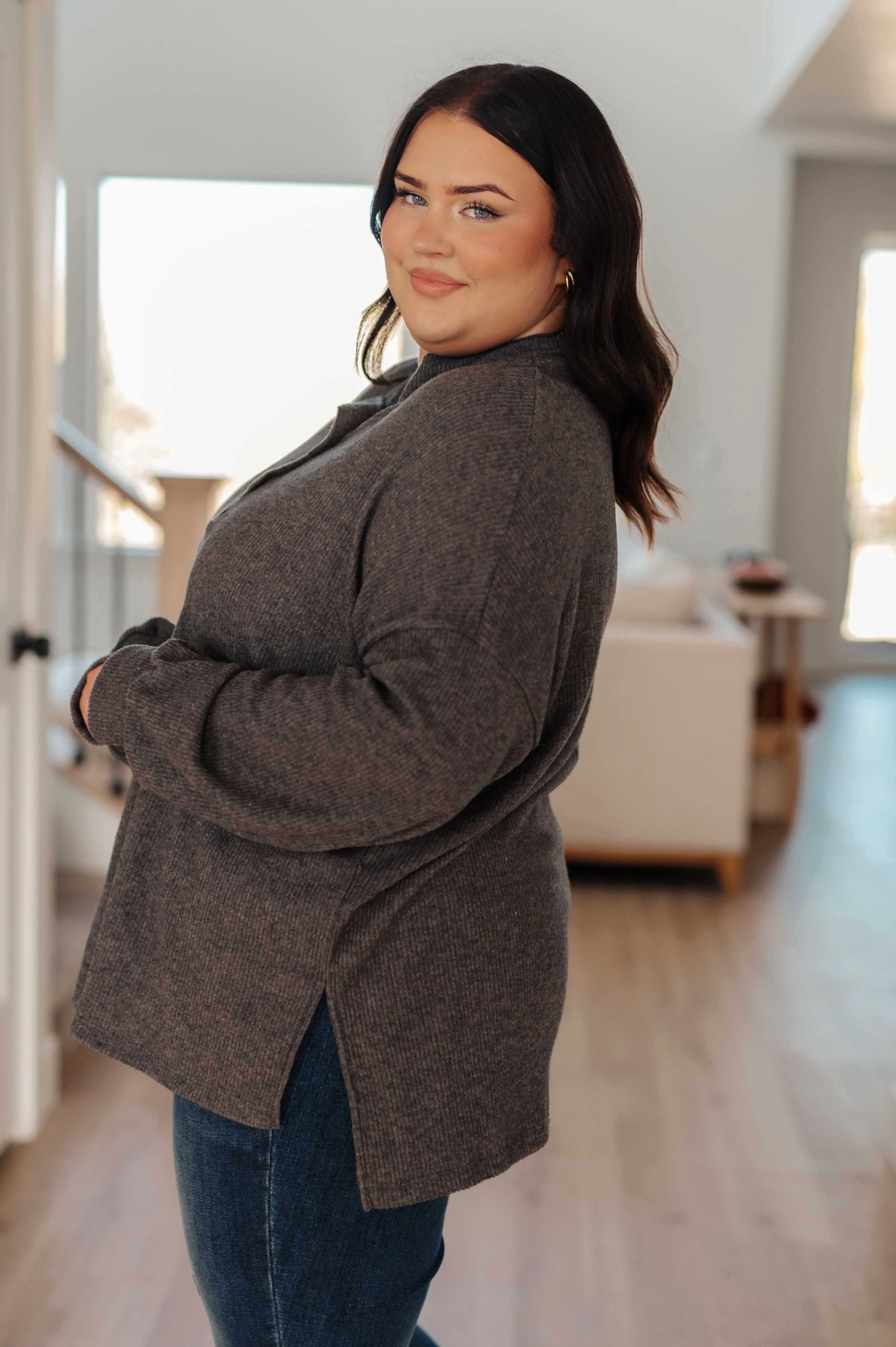 Cozy All Over Henley Top - 2/24