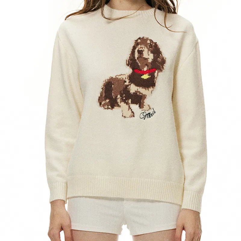 Cozy Puppy Knit Sweater