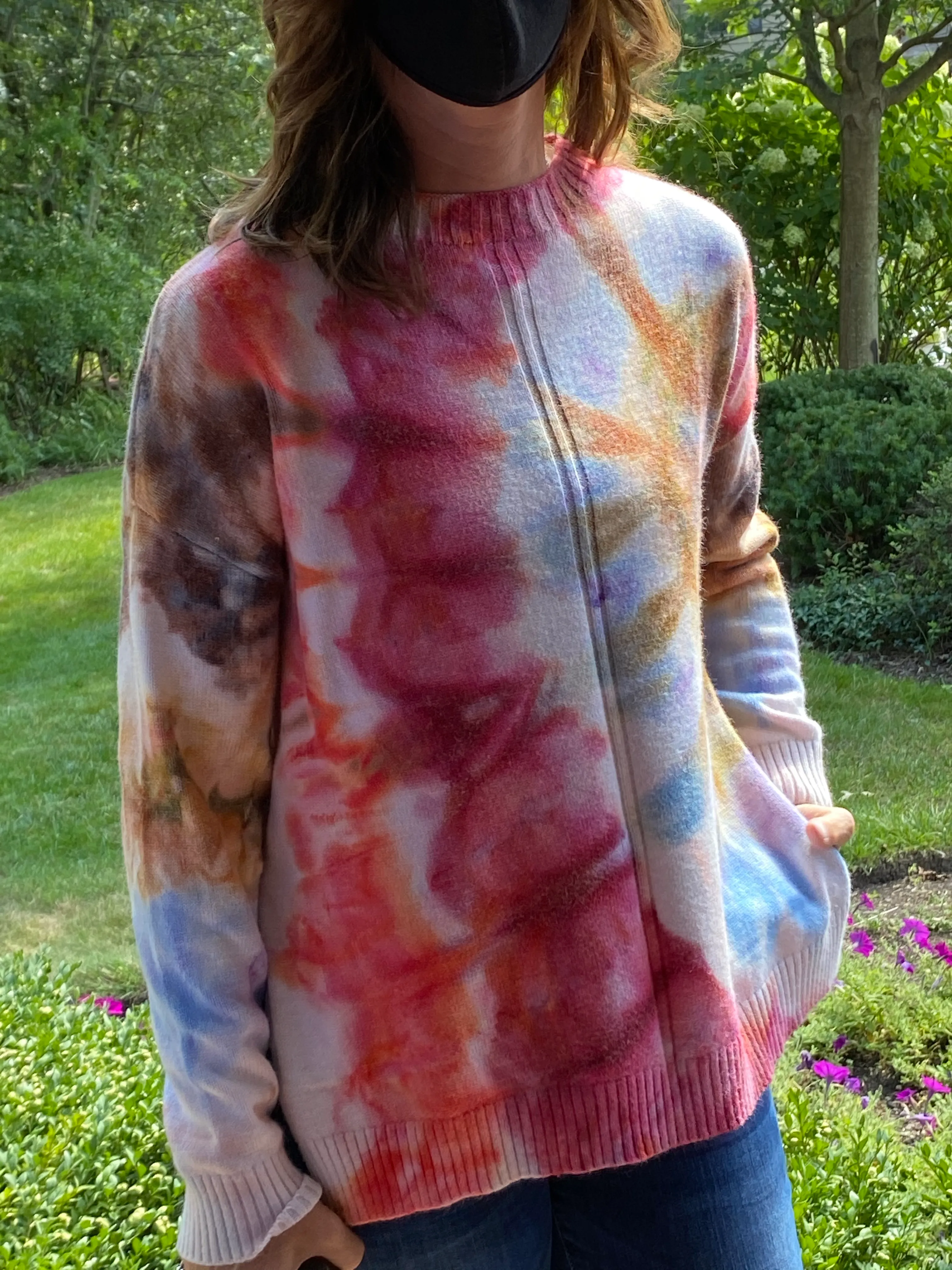 Crewneck Side Split Sweater