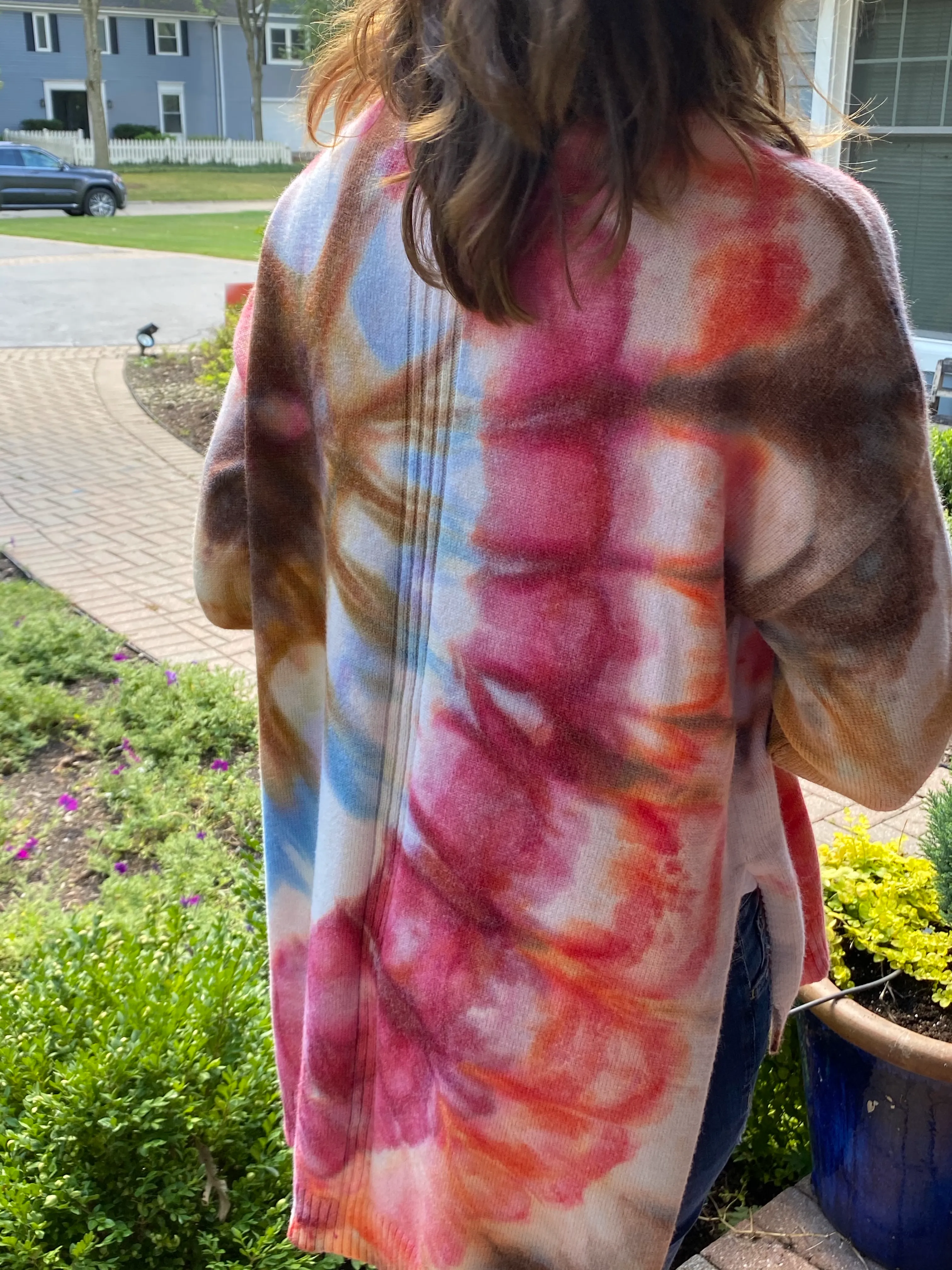 Crewneck Side Split Sweater