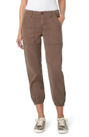 Crop Utility Pant Toffee Brown