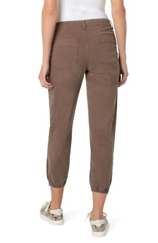 Crop Utility Pant Toffee Brown