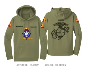 CUSTOM 2nd Battalion 7th Marines Hi-Tech Performance Hoodie - K9dSRW