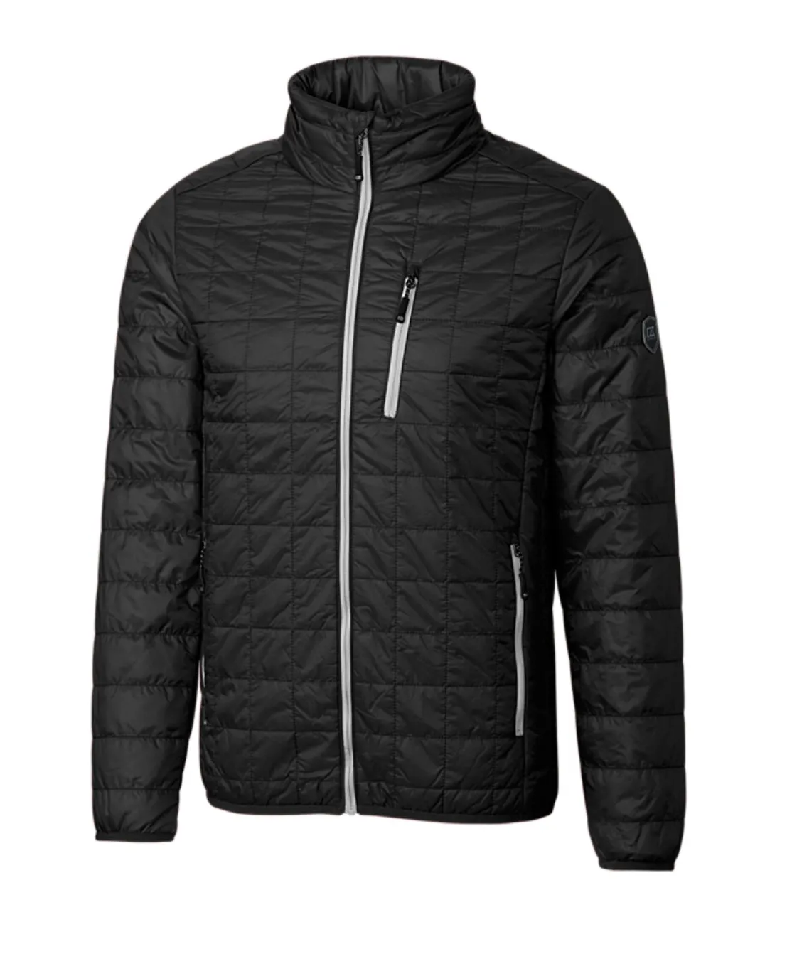 Cutter&Buck Rainier Prima Loft Full Zip Jacket- Black