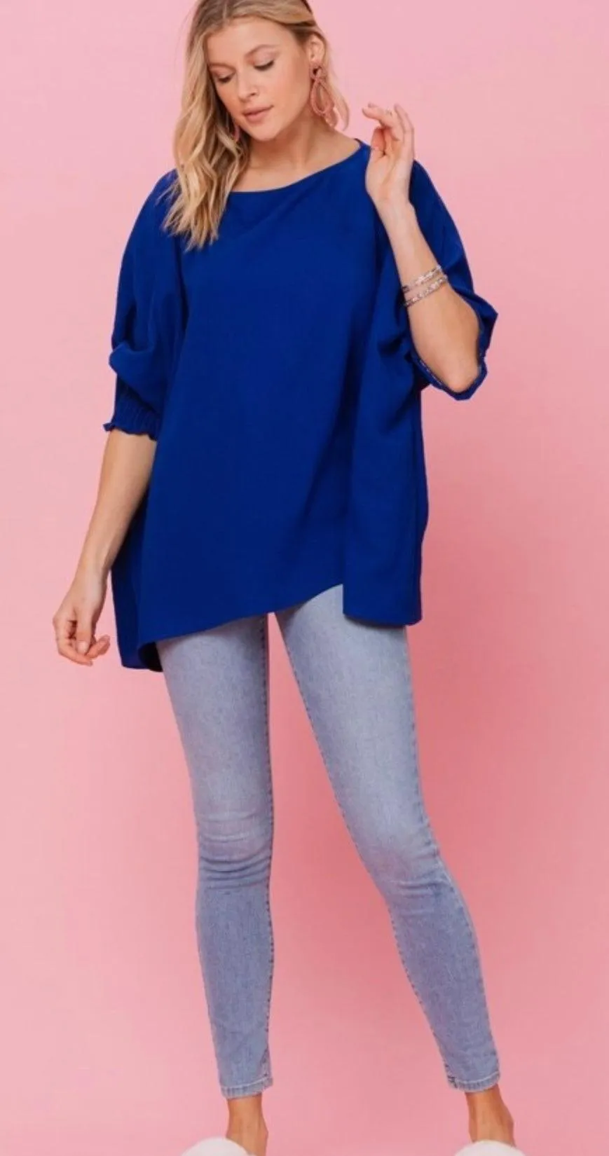Dakota Royal Blue Blouse