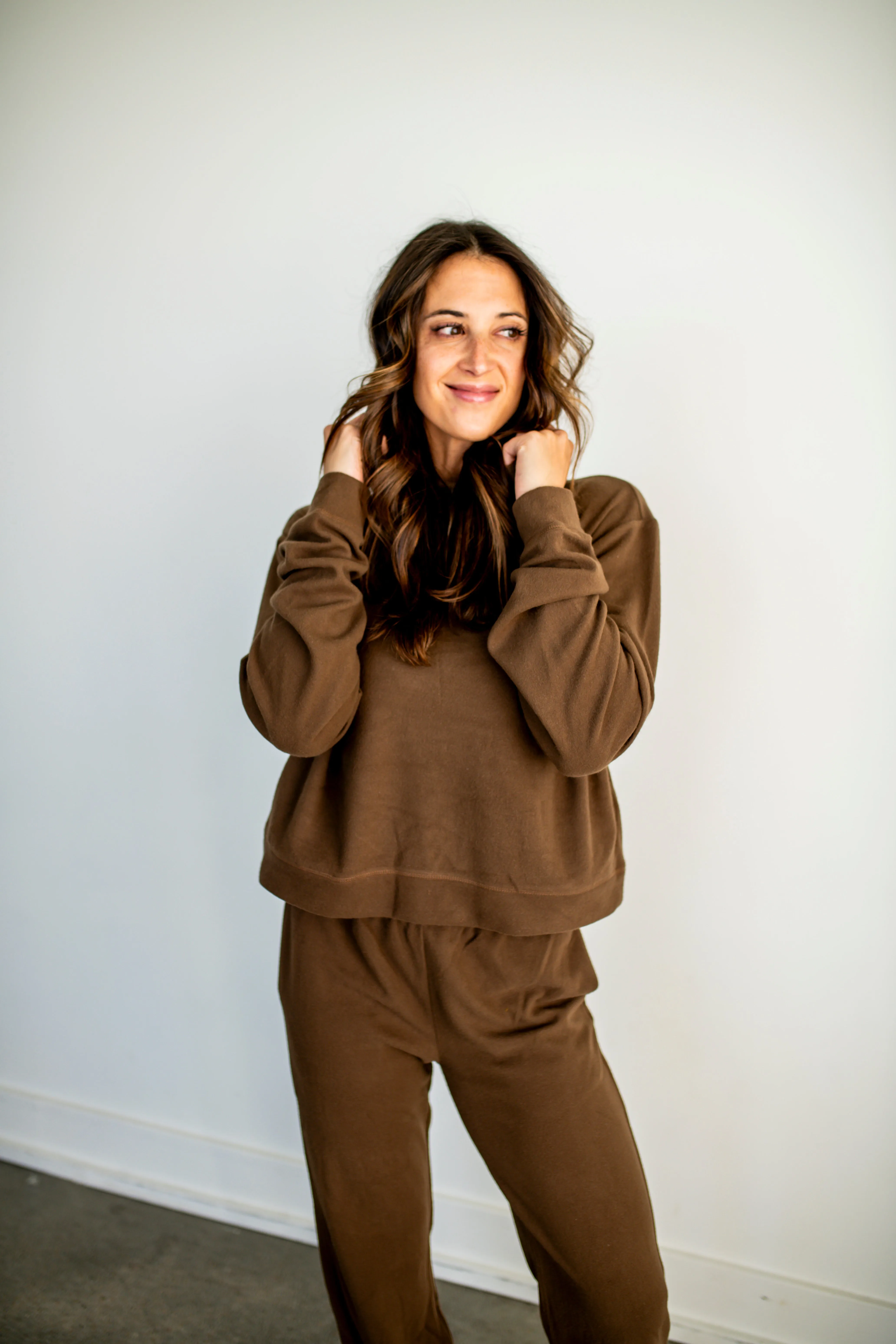 Dark Earth Lightweight Fleece Hoodie
