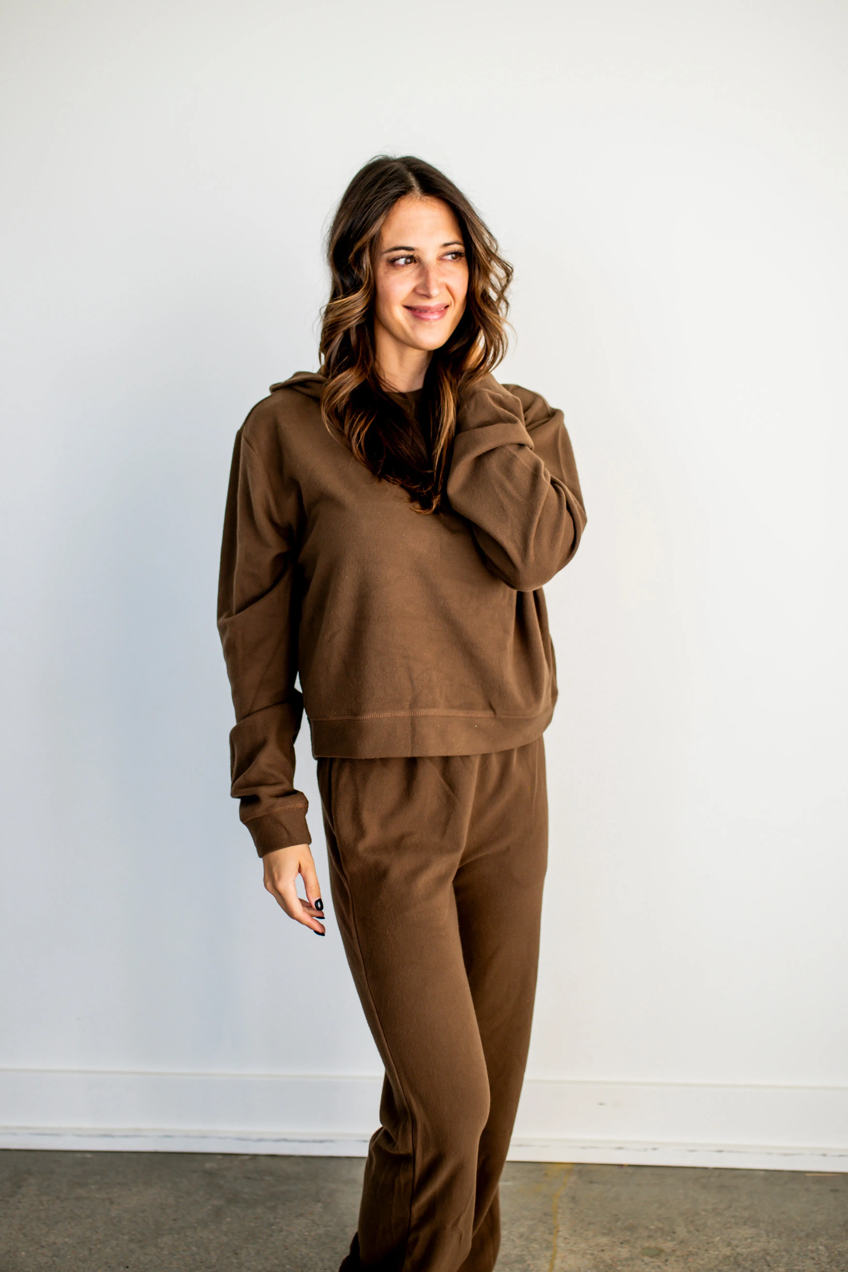 Dark Earth Lightweight Fleece Hoodie