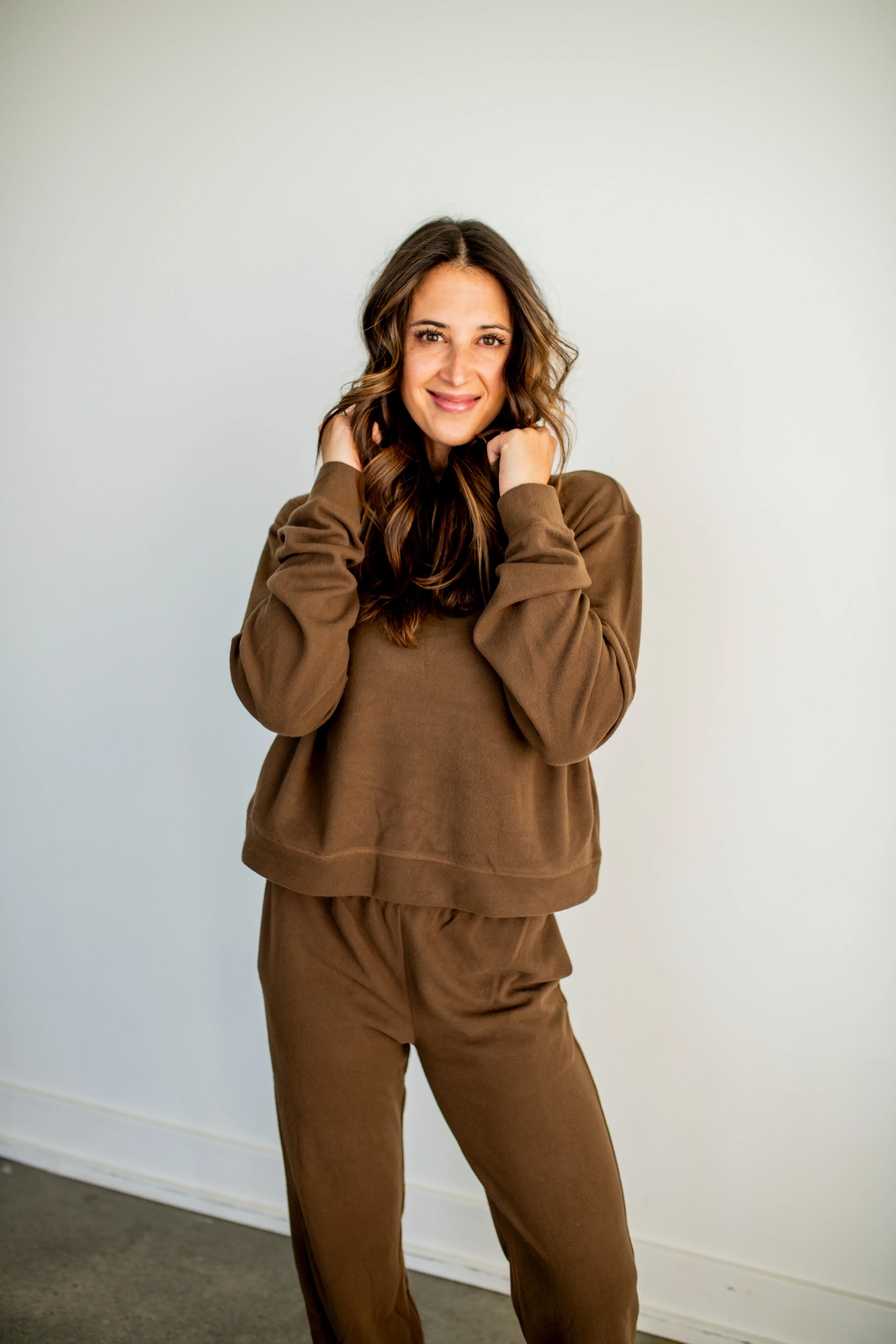 Dark Earth Lightweight Fleece Hoodie