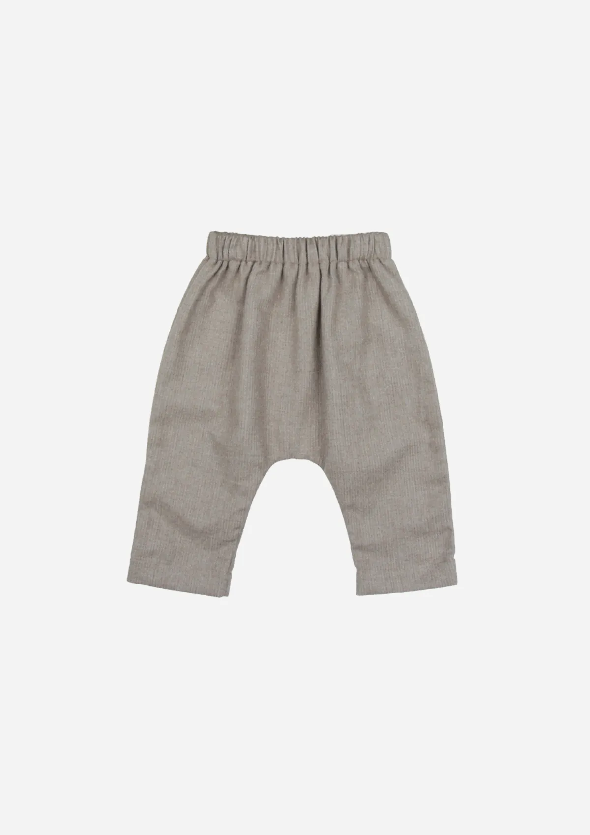 Double Face Chambray Harem Pants, Bark