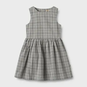 Dress Thelma in Cloudy Blue Check