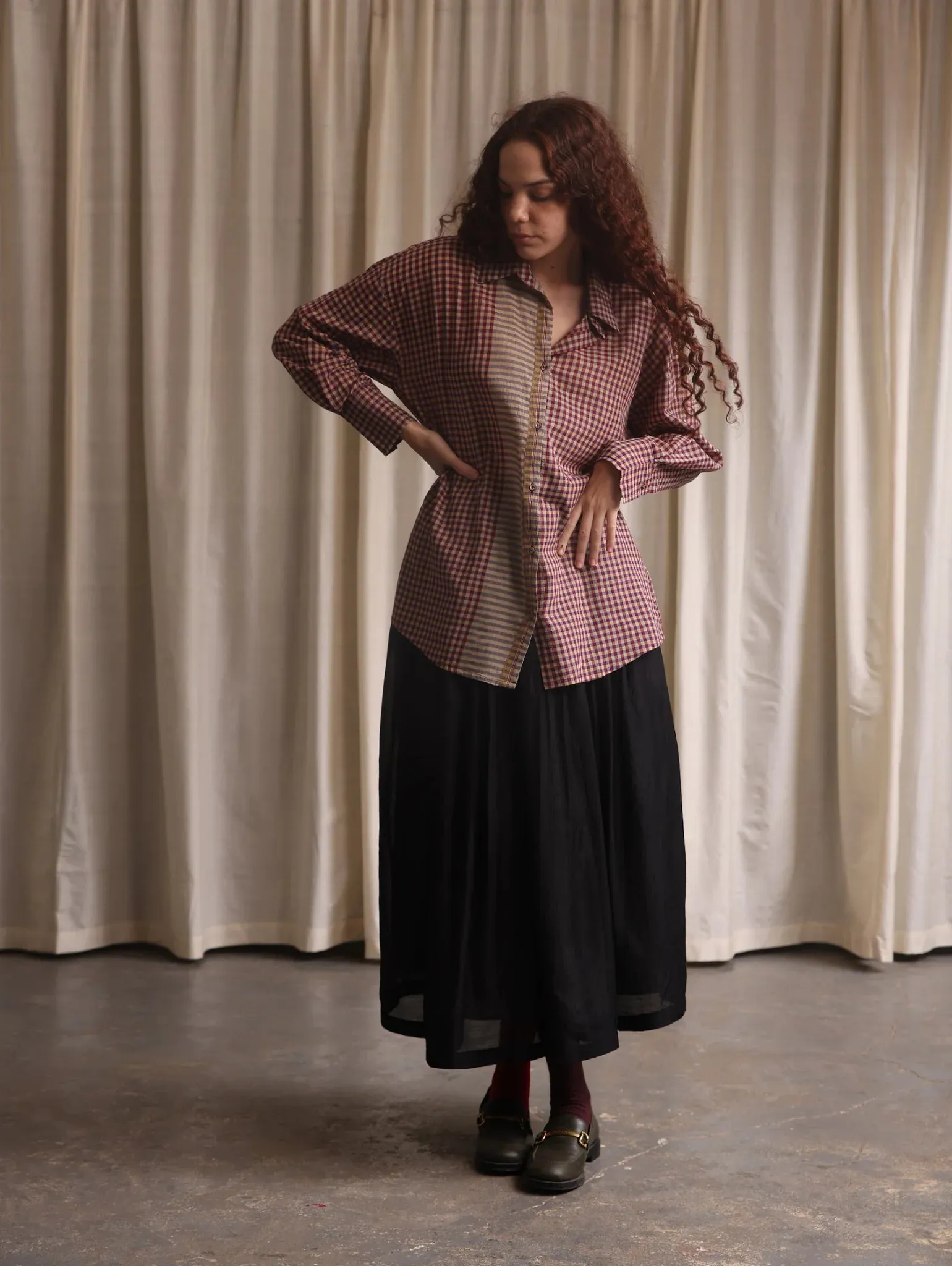 Eden | Oversized Checked Shirt