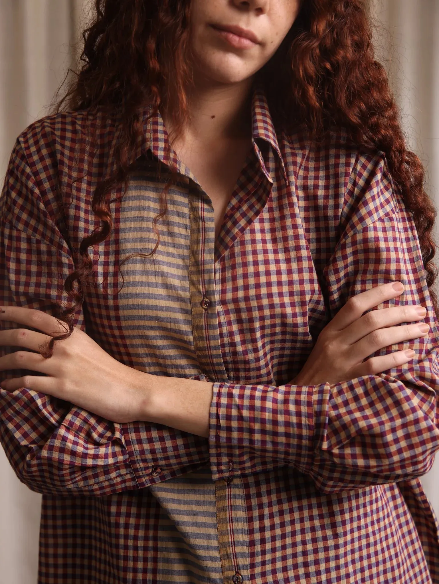 Eden | Oversized Checked Shirt