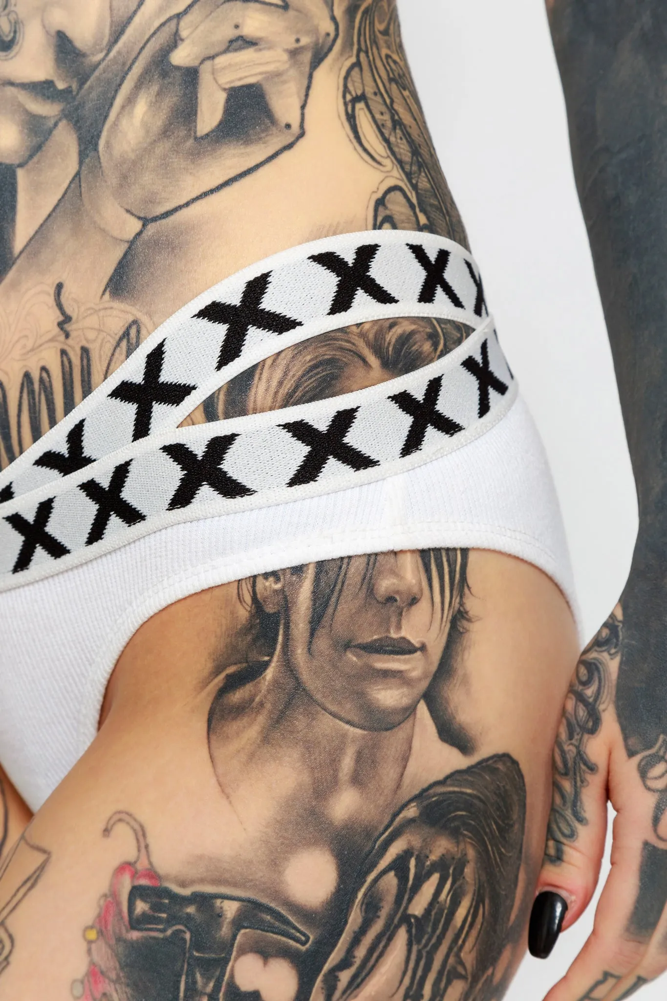 Elastic Band Rib Briefs
