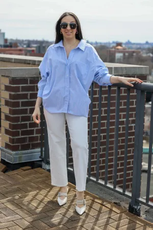 Elliot Stripe Button Down Shirt