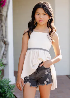 Elmina Top in Ivory