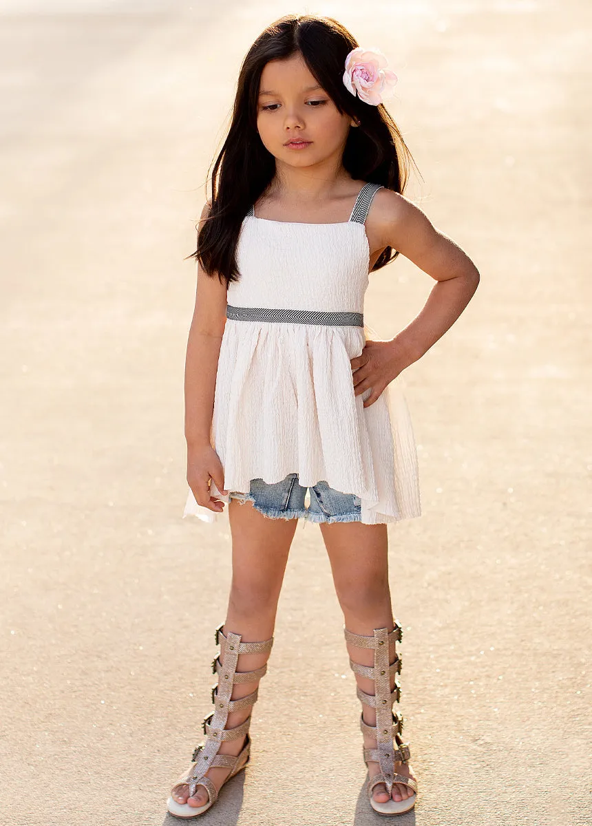 Elmina Top in Ivory