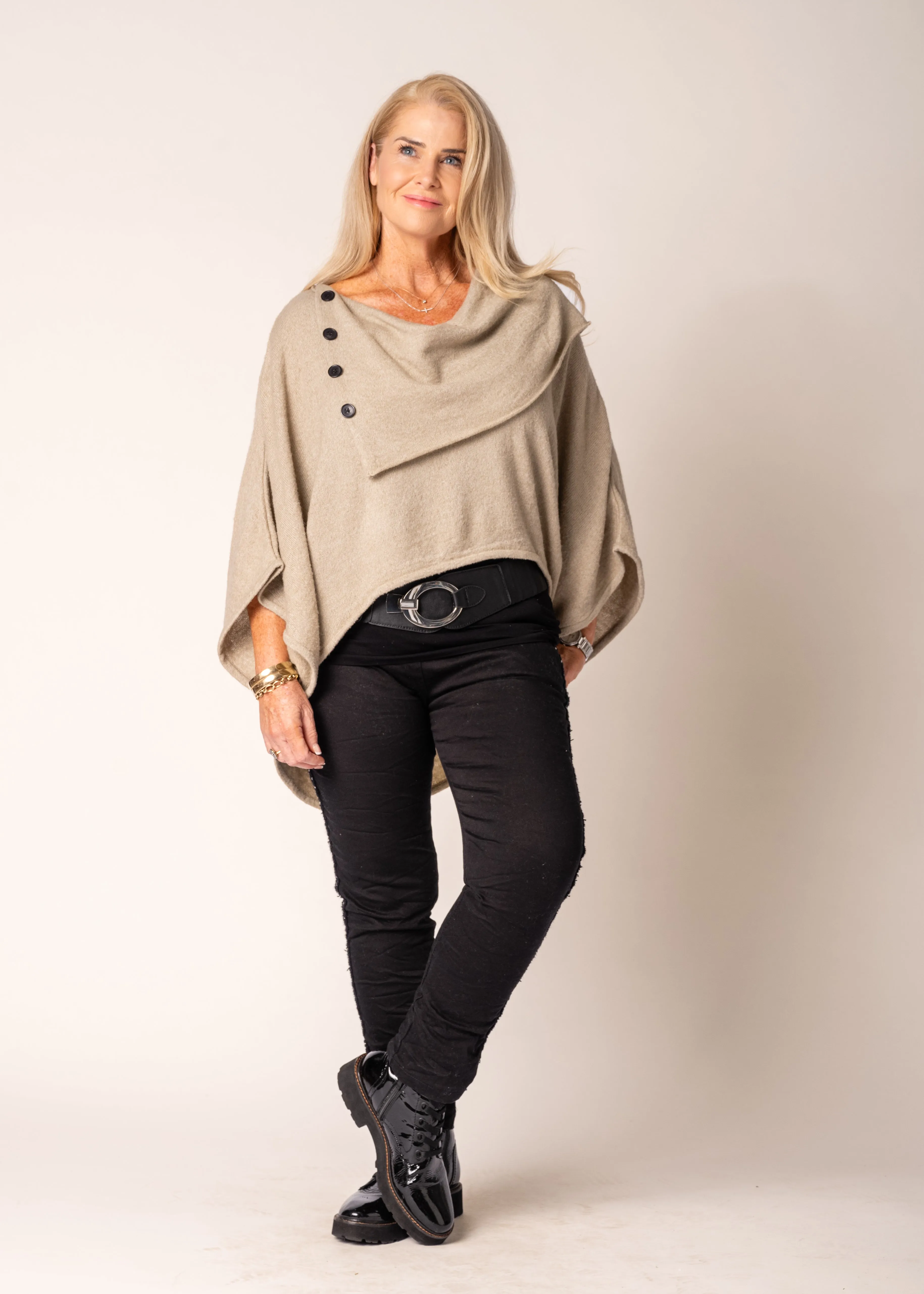Elspeth Top in Latte