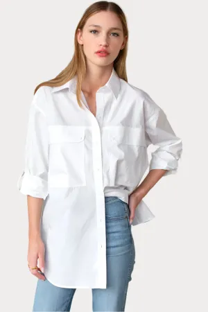 Emerson Fry Oversized Pocket White Shirt