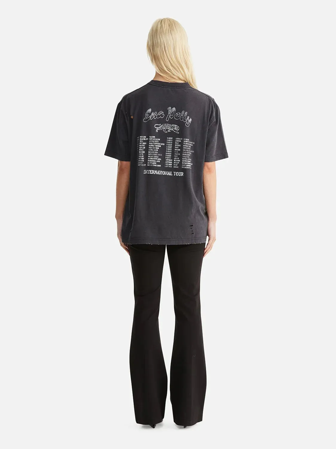 ENA Pelly II JESSIE Oversized Tee Tour - Black