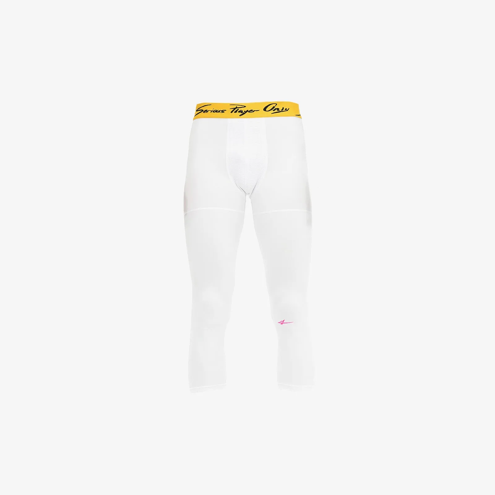 Essential Cropped Compression Leggings - White